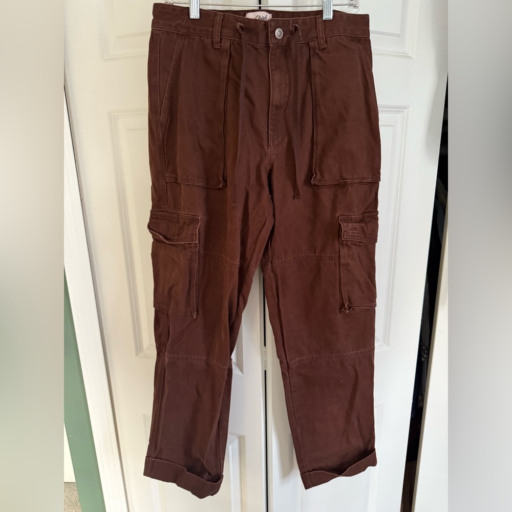 Woolrich Men's Cargo Pants in Chocolate Brown